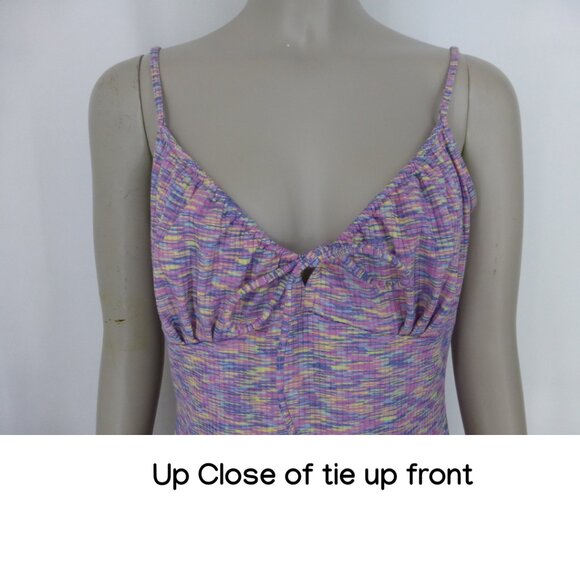 Guess X J Balvin Collab Limited Edition Space Dyed Ribbed Knit Mini Dress - Picture 9 of 15